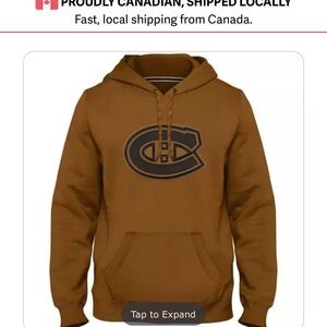 Brown Hoodie with Logo